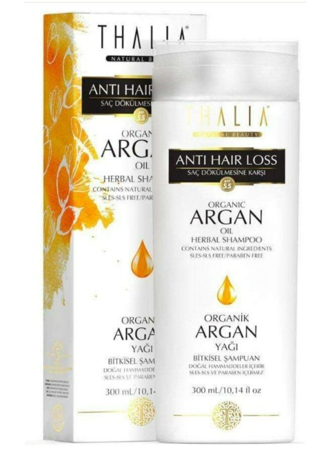 THALIA Argan Oil Anti Hair Loss Nourishing Shampoo for Dry & Damaged Hair 300ml